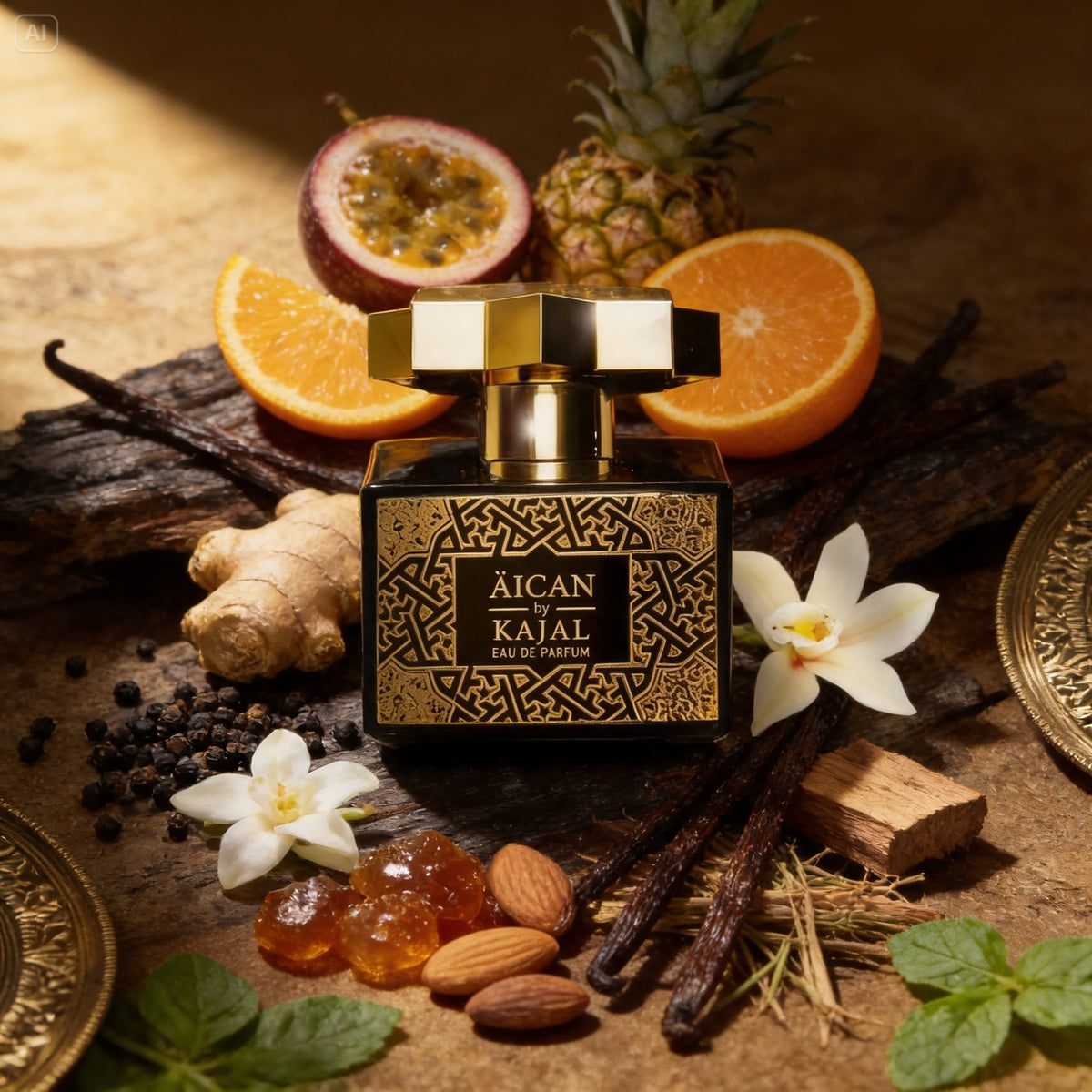 Flacon original Äican de Kajal, eau de parfum orientale